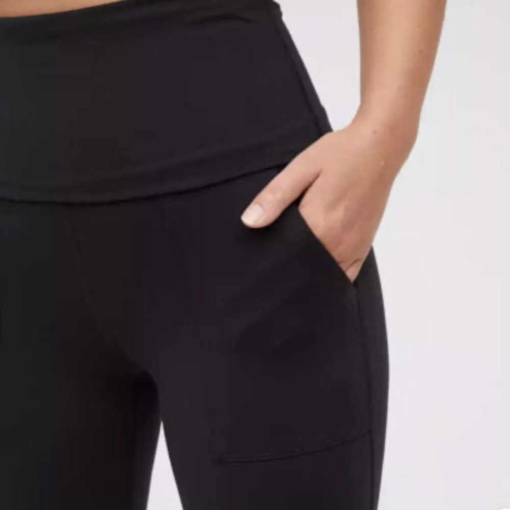 Offline by Aerie OG Fold-Over High Waist Super Flared Leggings - Picture 9 of 9